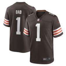 Игровая джерси Number 1 Dad Cleveland Browns Nike - Brown