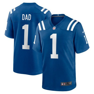 Игровая джерси Number 1 Dad Indianapolis Colts Nike Game - Royal