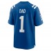 Игровая джерси Number 1 Dad Indianapolis Colts Nike Game - Royal