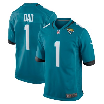 Игровая джерси Number 1 Dad Jacksonville Jaguars Nike Game - Teal