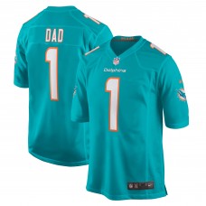 Игровая джерси Number 1 Dad Miami Dolphins Nike - Aqua