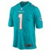 Игровая джерси Number 1 Dad Miami Dolphins Nike - Aqua