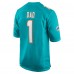 Игровая джерси Number 1 Dad Miami Dolphins Nike - Aqua