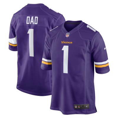 Игровая джерси Number 1 Dad Minnesota Vikings Nike - Purple