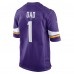 Игровая джерси Number 1 Dad Minnesota Vikings Nike - Purple