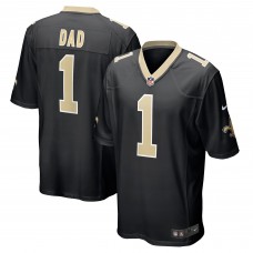 Игровая джерси New Orleans Saints Number 1 Dad Nike Black Game