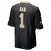 Игровая джерси New Orleans Saints Number 1 Dad Nike Black Game