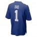 Игровая джерси Number 1 Dad New York Giants Nike - Royal