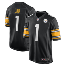 Джерси Pittsburgh Steelers Number 1 Dad Nike Black Game Джерси Pittsburgh Steelers Number 1 Dad Nike Black Game