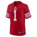 Игровая джерси Number 1 Dad San Francisco 49ers Nike Game - Scarlet