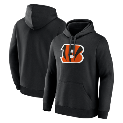 Толстовка Cincinnati Bengals Logo Athletic Black Primary Logo