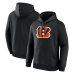 Толстовка Cincinnati Bengals Logo Athletic Black Primary Logo