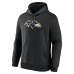 Толстовка Baltimore Ravens Logo Athletic Black Primary Logo