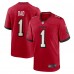 Игровая джерси Number 1 Dad Tampa Bay Buccaneers Nike - Red