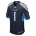 Игровая джерси Number 1 Dad Tennessee Titans Nike - Navy