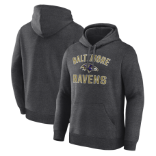 Толстовка Baltimore Ravens Logo Athletic Heather Charcoal Arch Victory