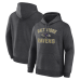 Толстовка Baltimore Ravens Logo Athletic Heather Charcoal Arch Victory Толстовка Baltimore Ravens Logo Athletic Heather Charcoal Arch Victory