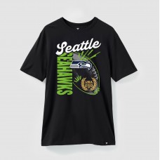 Seattle Seahawks Fanatics Black USA 250 Gold Standard Team Heritage T-Shirt