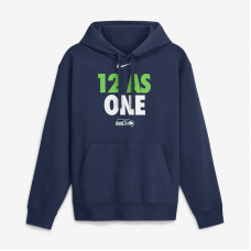 Толстовка Seattle Seahawks Nike Navy 12 As One Толстовка Seattle Seahawks Nike Navy 12 As One