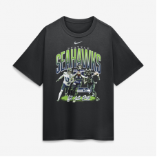 Seattle Seahawks Nike Black 12 As One Loose T-Shirt