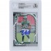 Breece Hall New York Jets 2022 Panini Absolute #114 Beckett Fanatics Witnessed Authenticated Rookie Card