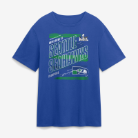 Seattle Seahawks Fanatics Royal Super Bowl LX Champions Classic Stripes Legacy T-Shirt