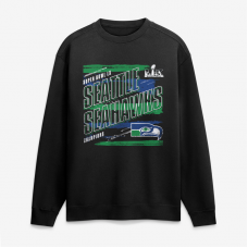 Кофта Seattle Seahawks Fanatics Black Super Bowl LX Champions Classic Stripes Legacy Fleece Кофта Seattle Seahawks Fanatics Black Super Bowl LX Champions Classic Stripes Legacy Fleece