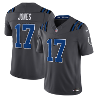 Джерси Daniel Jones Indianapolis Colts Nike 2026 Rivalries Collection Stitched Limited - Anthracite