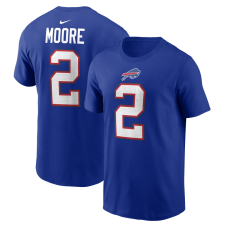 Футболка Buffalo Bills D.J. Moore Nike Royal Name & Number