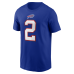 Футболка Buffalo Bills D.J. Moore Nike Royal Name & Number