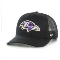 Baltimore Ravens 47 Mesh Hitch Trucker Adjustable Hat - Black