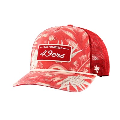 Бейсболка San Francisco 49ers 47 Tropicalia Hitch Trucker - Scarlet