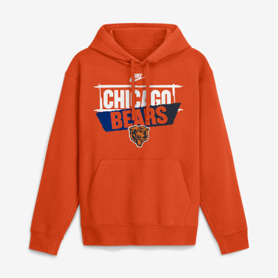 Толстовка Chicago Bears Nike Orange Rewind Club
