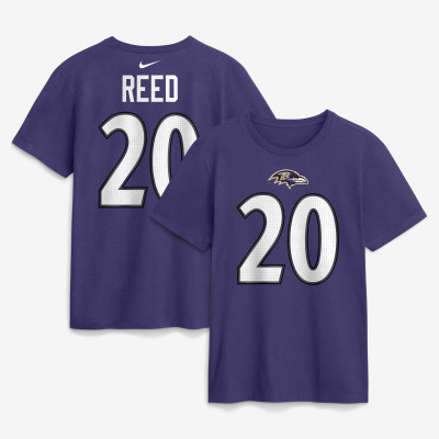 Футболка Baltimore Ravens Ed Reed Nike Purple Retired Name & Number