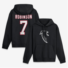 Толстовка Atlanta Falcons Bijan Robinson Nike Black Name & Number Толстовка Atlanta Falcons Bijan Robinson Nike Black Name & Number
