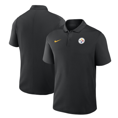 Поло Pittsburgh Steelers Nike Black Dri-FIT Victory