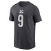Футболка Cincinnati Bengals Joe Burrow Nike Anthracite Name & Number