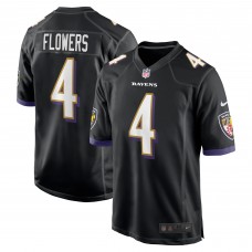 Игровая джерси Zay Flowers Baltimore Ravens Nike Team Game - Black