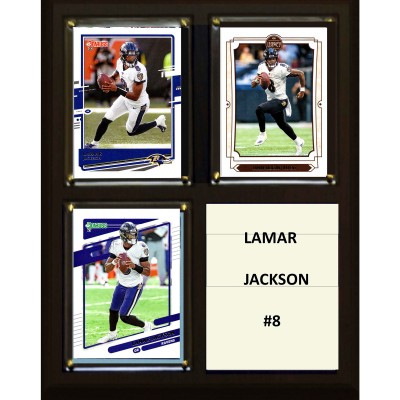 Baltimore Ravens Lamar Jackson 8 x 10 Trading Card Plaque