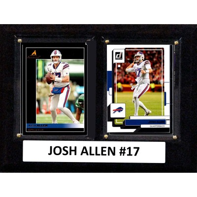 Buffalo Bills Josh Allen 6 x 8 Trading Card Plaque
