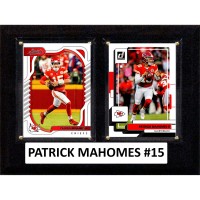 Kansas City Chiefs Patrick Mahomes 6 x 8 Trading Card Plaque