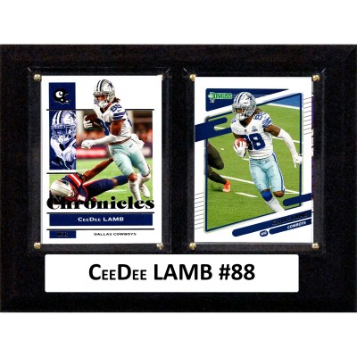 Dallas Cowboys CeeDee Lamb 6 x 8 Trading Card Plaque