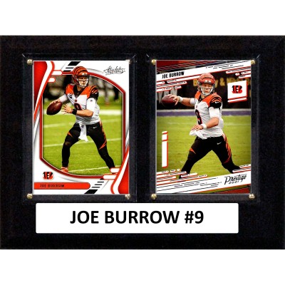 Cincinnati Bengals Joe Burrow 6 x 8 Trading Card Plaque
