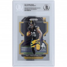 Pat Freiermuth Pittsburgh Steelers 2021 Panini Prizm #362 Beckett Fanatics Witnessed Authenticated Rookie Card