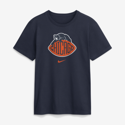 Футболка Chicago Bears Nike Rivalries Collection Play Clock - Navy