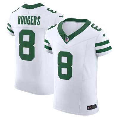 Игровая джерси Aaron Rodgers New York Jets Nike  Vapor F.U.S.E. Elite - Legacy White