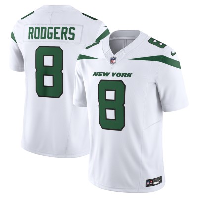 Игровая джерси Aaron Rodgers New York Jets Nike Vapor F.U.S.E. Limited - Spotlight White