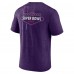 Футболка Super Bowl LVIII Las Vegas Tri-Blend - Heather Purple