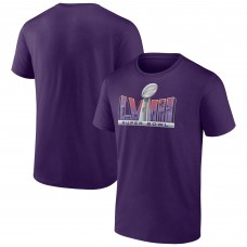 Футболка Super Bowl LVIII Trophy Dimension - Purple