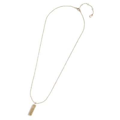 Cleveland Browns BaubleBar Logo Pendant Necklace